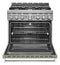 KitchenAid® 36'' Smart Commercial-Style Gas Range with 6 Burners