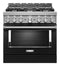 KitchenAid® 36'' Smart Commercial-Style Gas Range with 6 Burners