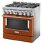KitchenAid® 36'' Smart Commercial-Style Gas Range with 6 Burners