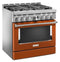 KitchenAid® 36'' Smart Commercial-Style Gas Range with 6 Burners