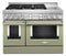 KitchenAid® 48'' Smart Commercial-Style Gas Range with Griddle