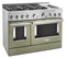 KitchenAid® 48'' Smart Commercial-Style Gas Range with Griddle