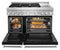 KitchenAid® 48'' Smart Commercial-Style Gas Range with Griddle