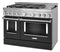KitchenAid® 48'' Smart Commercial-Style Gas Range with Griddle
