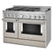 48'' Smart Commercial-Style Gas Range with Griddle