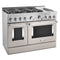 48'' Smart Commercial-Style Gas Range with Griddle