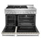 48'' Smart Commercial-Style Gas Range with Griddle