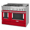 48'' Smart Commercial-Style Gas Range with Griddle