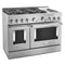 48'' Smart Commercial-Style Gas Range with Griddle