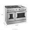 48'' Smart Commercial-Style Gas Range with Griddle