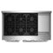 Kitchenaid® 48-inch 6 Burner Commercial-style Gas Range With Griddle