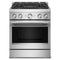 Kitchenaid® 30-inch 4 Burner Commercial-style Gas Range With No Preheat Air Fry Mode