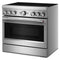 36-inch 6-element Induction Freestanding Commercial-style Range With Air Fry