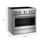 36-inch 6-element Induction Freestanding Commercial-style Range With Air Fry