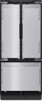 36" MasterCool French Door Lower Beltline Bottom Mount Fridge/Freezer