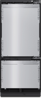36" MasterCool Right Hinged Lower Beltline Bottom Mount Fridge/Freezer
