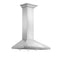 30 In. Convertible Vent Wall Mount Range Hood In Stainless Steel With Crown Molding