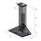 30 In. Convertible Vent Wall Mount Range Hood In Stainless Steel With Crown Molding