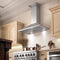 36 In. Crownsound™ Ducted Vent Wall Mount Range Hood In Stainless Steel With Built-in Bluetooth Speakers