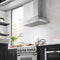 30 In. Convertible Vent Wall Mount Range Hood In Stainless Steel