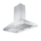 36 In. Convertible Vent Wall Mount Range Hood In Stainless Steel