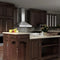 30 In. Convertible Vent Wall Mount Range Hood In Stainless Steel With Crown Molding