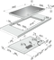 Gas cooktop