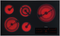 36-inch electric cooktop, operated with its own controls