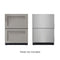 23 in. Panel Ready Two-Drawer Refrigerator and Freezer