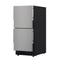 15 in. Panel Ready Built-in Double Refrigerator, Frost-Free Undercounter Fridge with Digital Temperature Control and Stainless-Steel Drawers