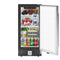 15 in. Small Stainless Steel Built-In Refrigerator and Beverage Cooler, 3 cu. ft