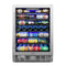 23.4 in. Stainless Steel, Glass-Door Built-In Refrigerator and Beverage Cooler, 5 Cu. ft.