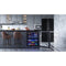 23.4 in. Stainless Steel, Glass-Door Built-In Refrigerator and Beverage Cooler, 5 Cu. ft.