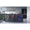 23.4 in. Stainless Steel, Glass-Door Built-In Refrigerator and Beverage Cooler, 5 Cu. ft.
