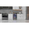 23.4 in. Stainless Steel, Glass-Door Built-In Refrigerator and Beverage Cooler, 5 Cu. ft
