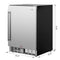 23.4 in. Stainless Steel, Solid-Door Built-In Refrigerator and Beverage Cooler, 5 Cu. ft.