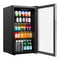 18 in. 3.2 Cu. Ft. Beverage Refrigerator Merchandiser with Stainless Steel Trim and Touch Panel