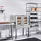 38 in. Full Size Single Deck Commercial LP Convection Oven 54,000 BTU With Casters