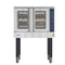 38 in. Full Size Single Deck Commercial Natural Gas Convection Oven 54,000 BTU