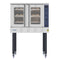 38 in. Full Size Single Deck Commercial Natural Gas Convection Oven 54,000 BTU With Casters