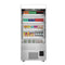 35.3 in. Open-Air Merchandiser Grab and Go Refrigerator, 18 cu. ft. in Stainless Steel