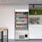 35.3 in. Open-Air Merchandiser Grab and Go Refrigerator, 18 cu. ft. in Stainless Steel