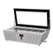 39 in. 5-Pan Countertop Ice Cream Display Freezer with Glass Top in Stainless-Steel