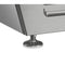 39 in. 5-Pan Countertop Ice Cream Display Freezer with Glass Top in Stainless-Steel