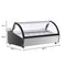 46 in. Countertop Gelato Display Case with 6 Pans and Built-in Glass Sneeze Guard in Stainless-Steel