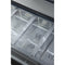 46 in. Countertop Gelato Display Case with 6 Pans and Built-in Glass Sneeze Guard in Stainless-Steel