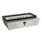 45 in. 6-Pan Countertop Ice Cream Display Freezer with Glass Top in Stainless-Steel