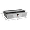 45 in. 6-Pan Countertop Ice Cream Display Freezer with Glass Top in Stainless-Steel