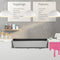 45 in. 6-Pan Countertop Ice Cream Display Freezer with Glass Top in Stainless-Steel