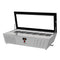 45 in. 6-Pan Countertop Ice Cream Display Freezer with Glass Top in Stainless-Steel